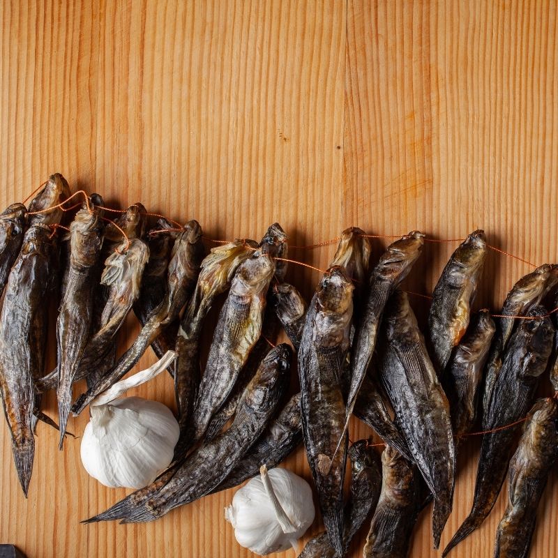 Бичок в'ялений з моря