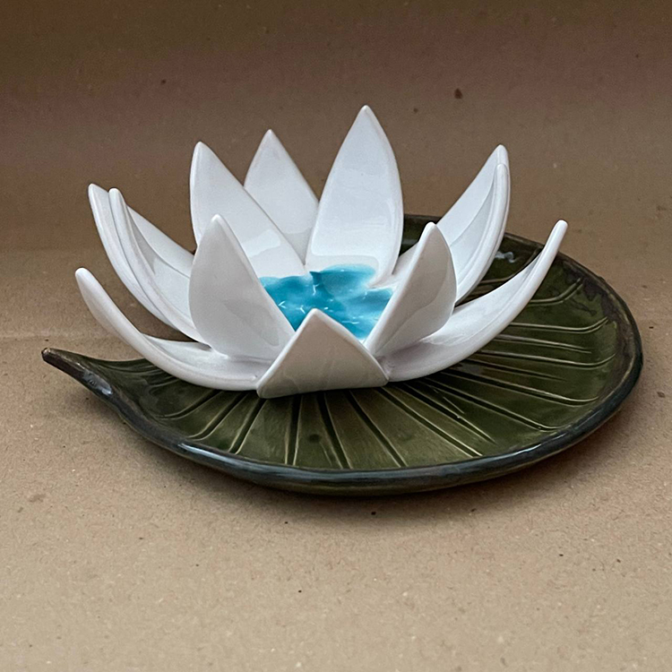 Тарілка для кольчиків "Біла Кувшинка"