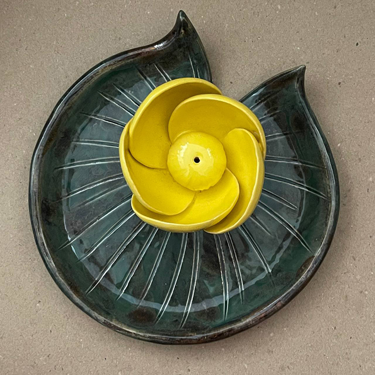 Тарілка для кольчиків "Біла Кувшинка"